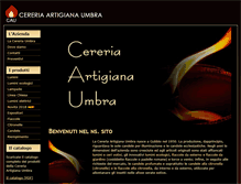Tablet Screenshot of cereriaumbra.com